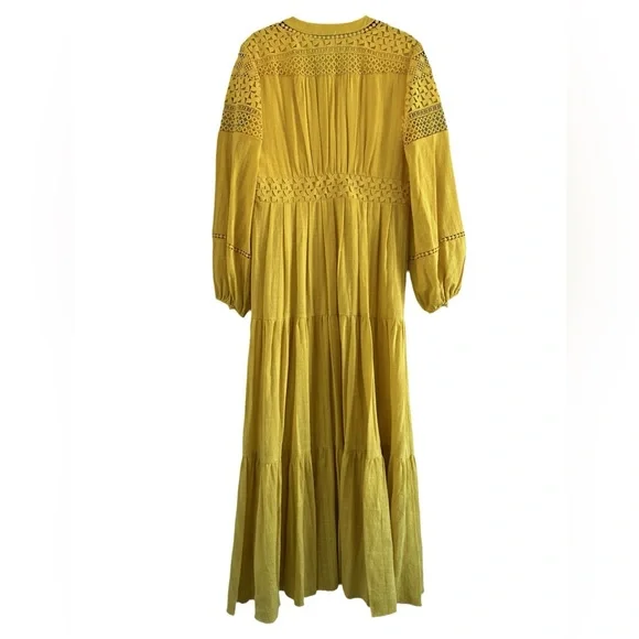 Diane Von Furstenberg Yellow "Gigi" Dress - Picture 4 of 5